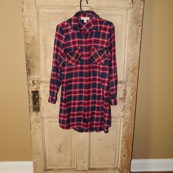 Michael Kors Dresses & Skirts - Michael Kors Flannel Dress Size M  (S-8)
